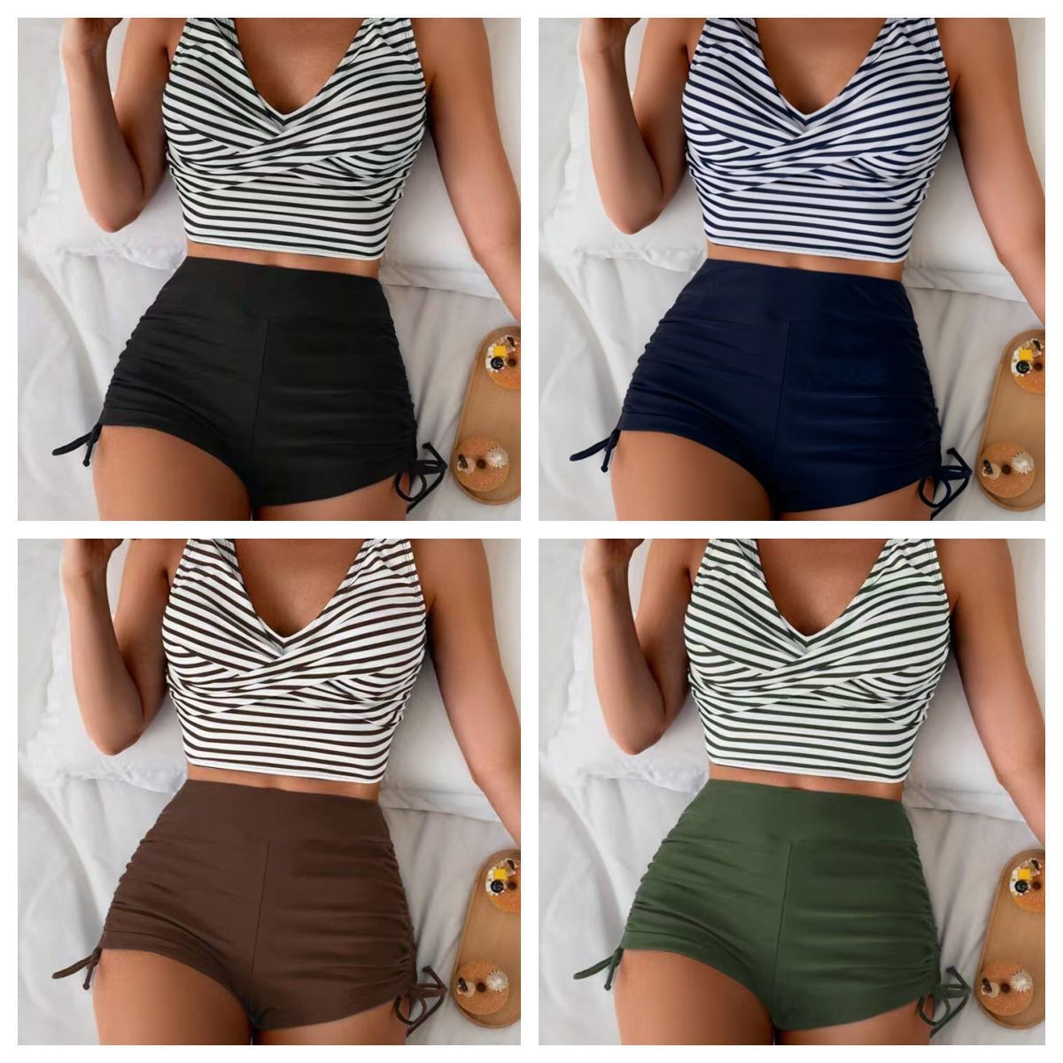 Crop Top Women - Pakaian Renang Wanita Bikini Crop Top