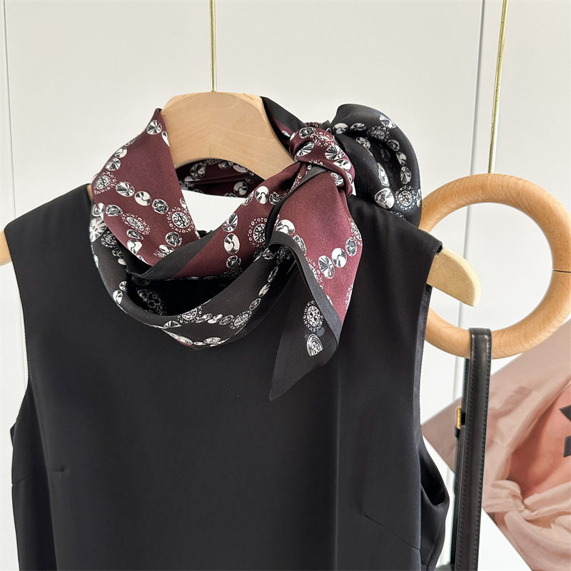 Women'S Fashion Layering - Syal Rambut Kepala Leher Sutra 100%