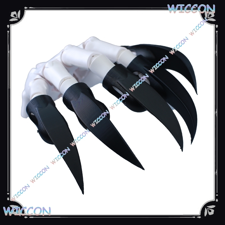 Women'S Fashion Gloves - Kostum Hewan Kuku Hitam Sarung Tangan