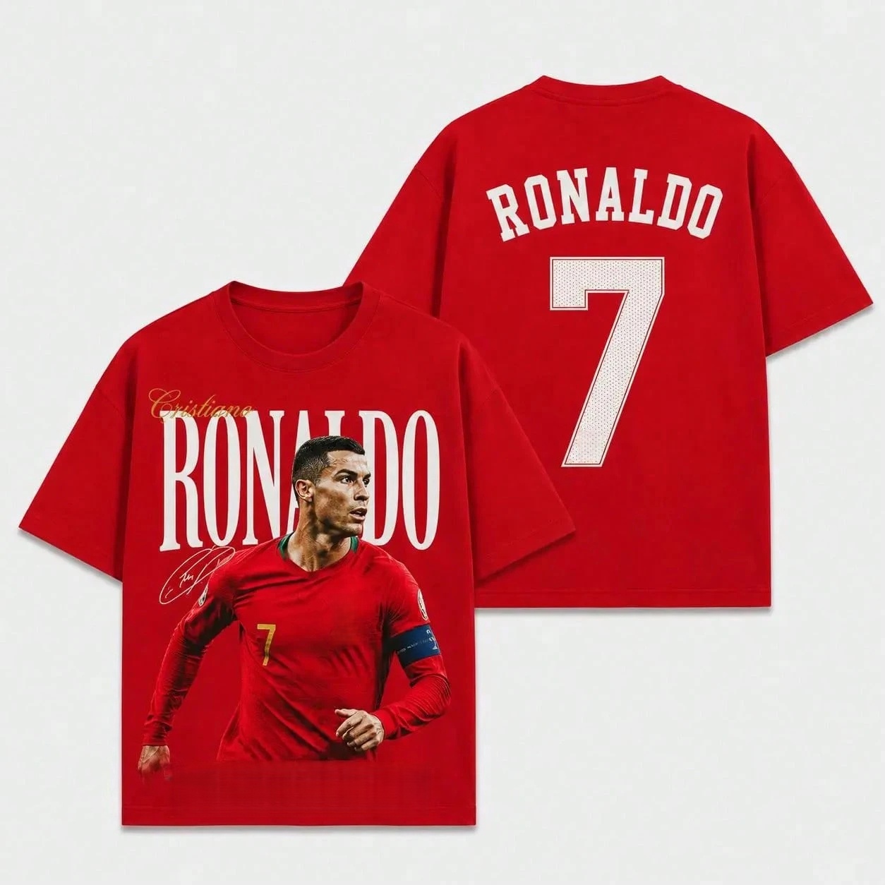 Women'S Fashion Portugal - Cristiano Ronaldo Portugal NO.7 T-shirt Pria