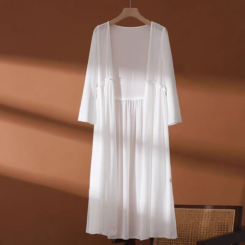 Women'S Fashion Kimono - Kardigan Panjang Kimono Sifon Musim Panas