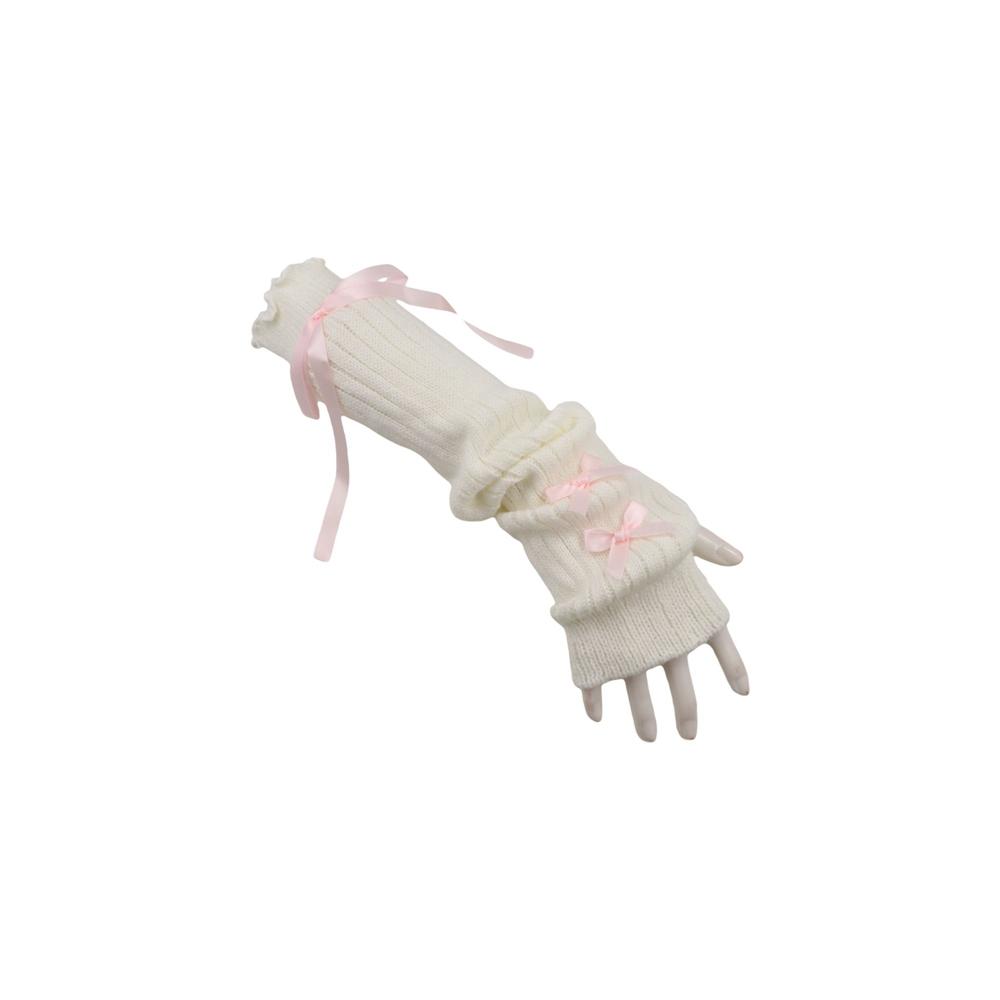 Women'S Fashion Gloves - Sarung Tangan Panjang Setengah Jari Gaya