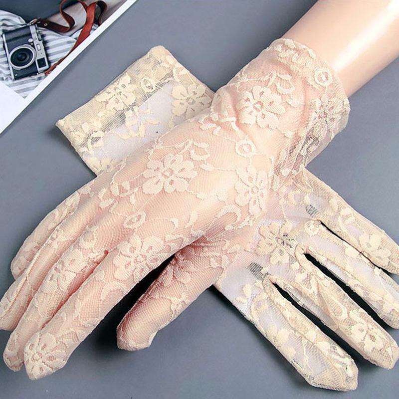 Women'S Fashion Gloves - Sarung Tangan Wanita Musim Panas Renda
