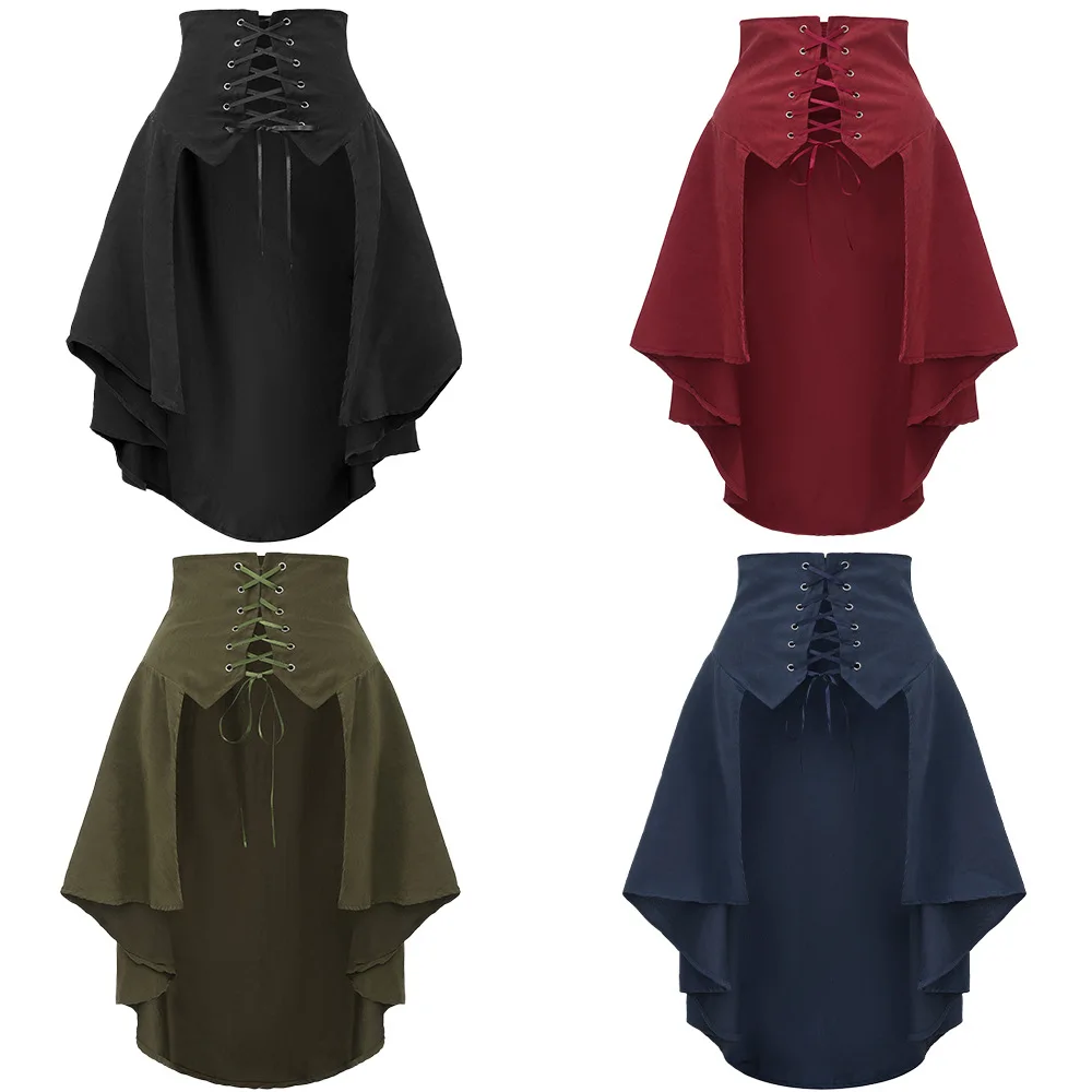 Corset Top Boned - Rok Luar Wanita Model Punk Swallow