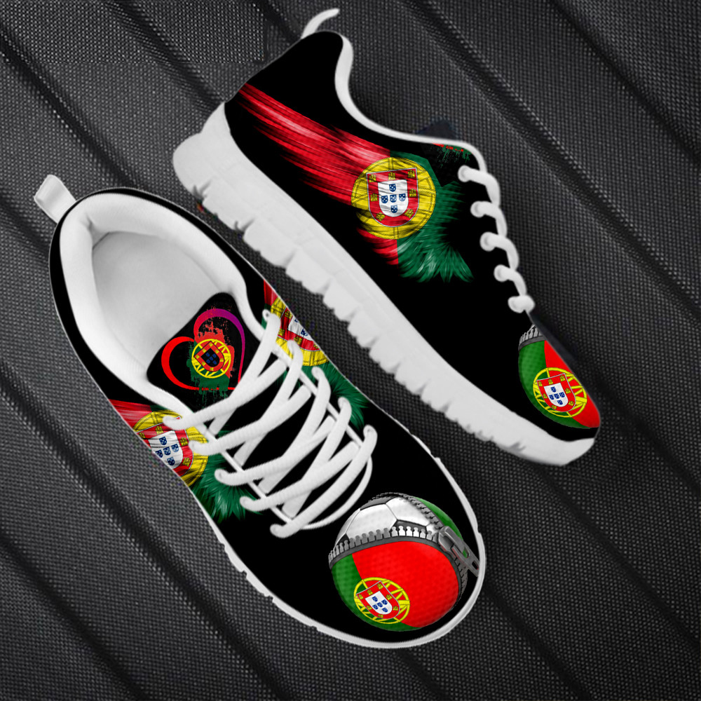 Women'S Fashion Portugal - Sepatu Olahraga Jogging Lari Datar Cetak