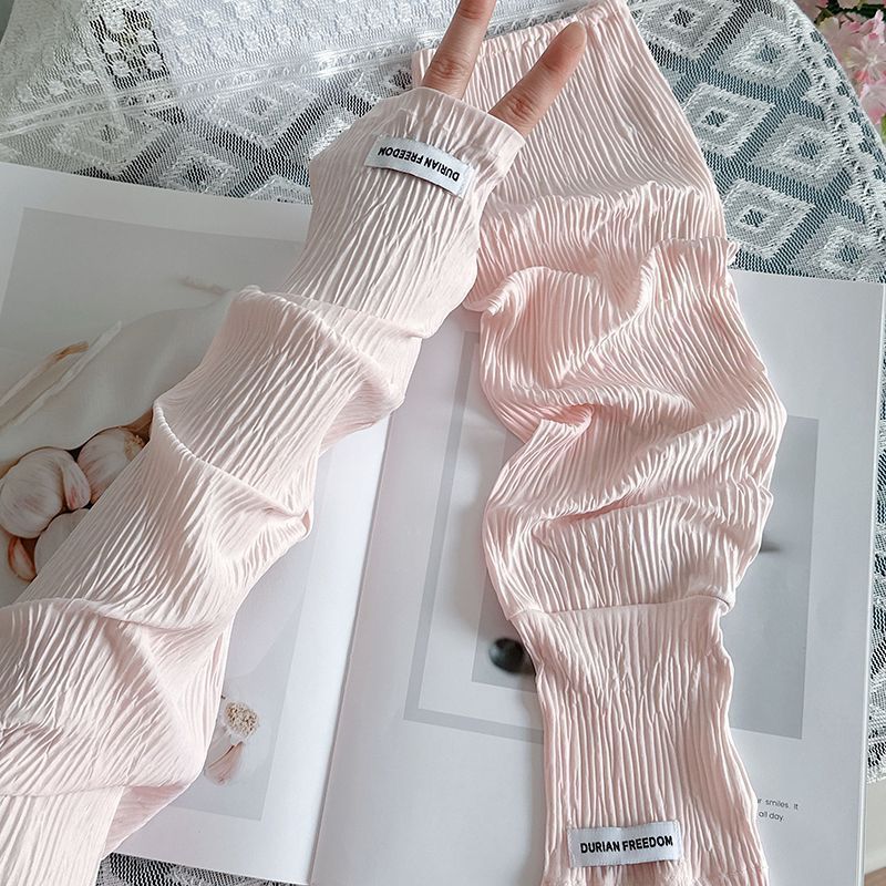 Women'S Fashion Gloves - Sarung Tangan Tanpa Jari Bahan Sutra