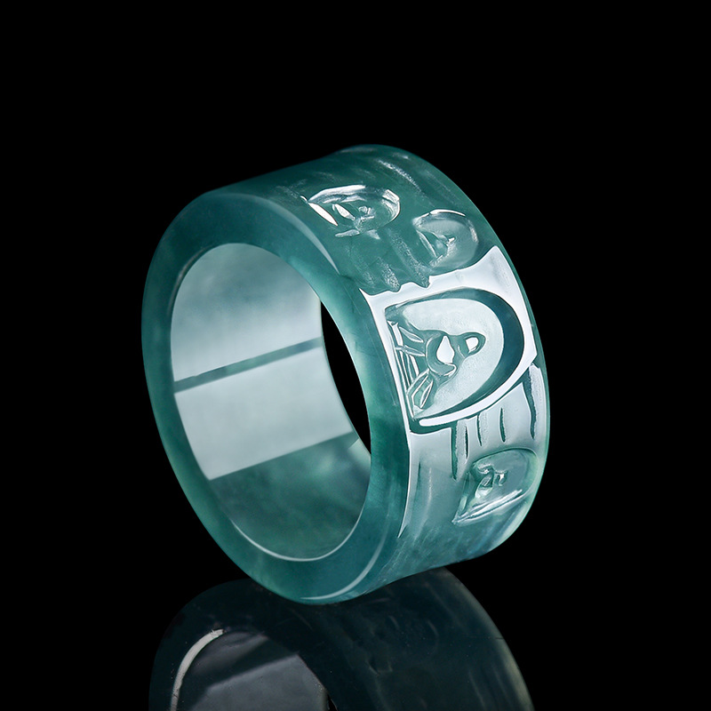 Women Fashion Rings - Cincin Buddha Giok Burma Alami Perhiasan