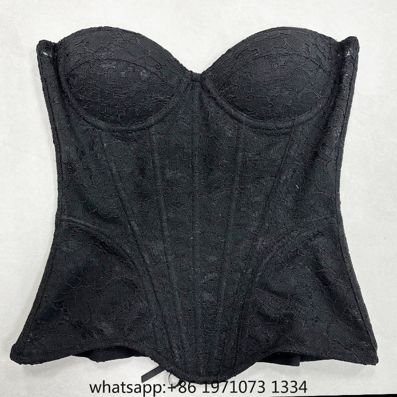 Corset Top Boned - Korset Wanita Berenda Mewah Model Bustier