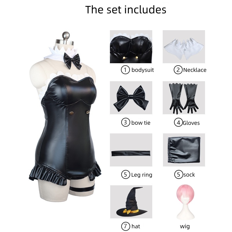Re:Zero Rem Kostum Cosplay Set - Women'S Fashion Gloves ulasan dan harga