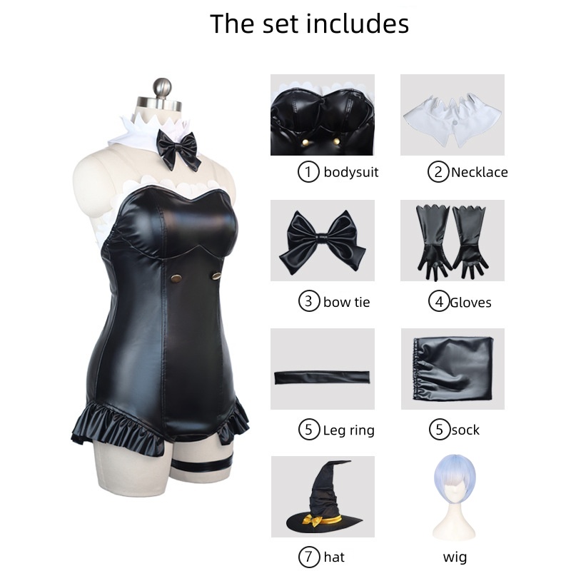Re:Zero Rem Kostum Cosplay Set - Women'S Fashion Gloves ulasan dan harga