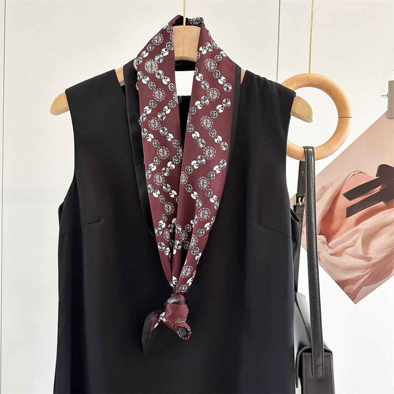 Syal Rambut Kepala Leher Sutra - Women'S Fashion Layering ulasan dan harga