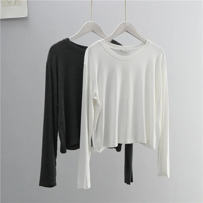 Kaos Lengan Panjang O Neck Bah - Women'S Fashion Tops ulasan dan harga