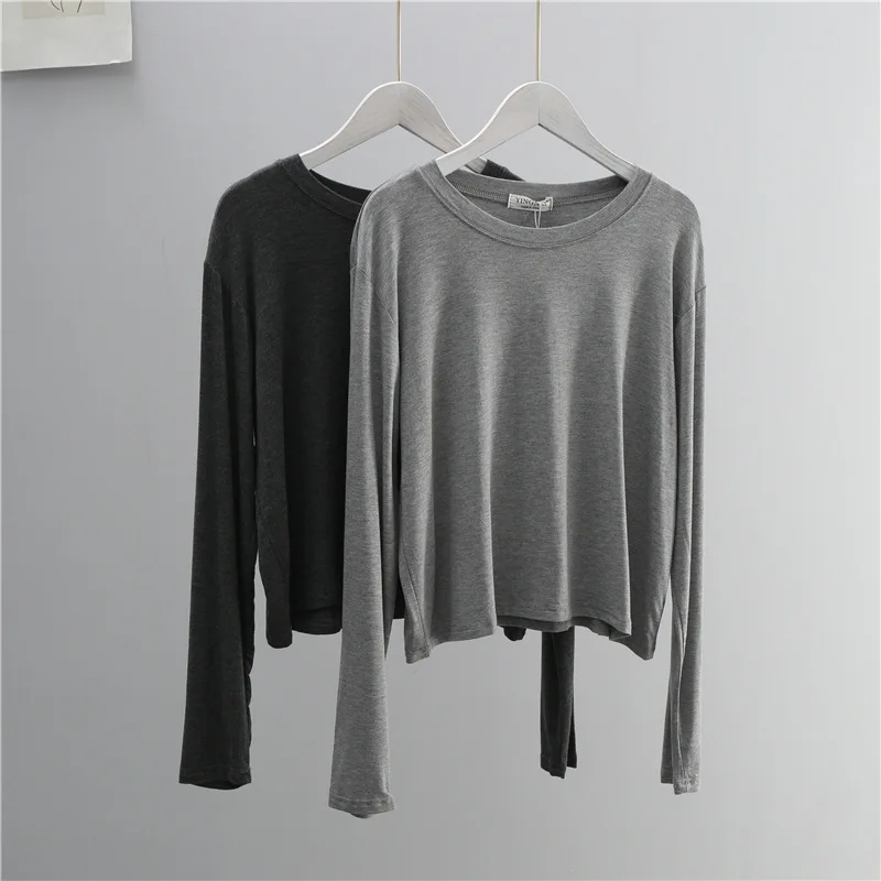 Kaos Lengan Panjang O Neck Bah - Women'S Fashion Tops ulasan dan harga