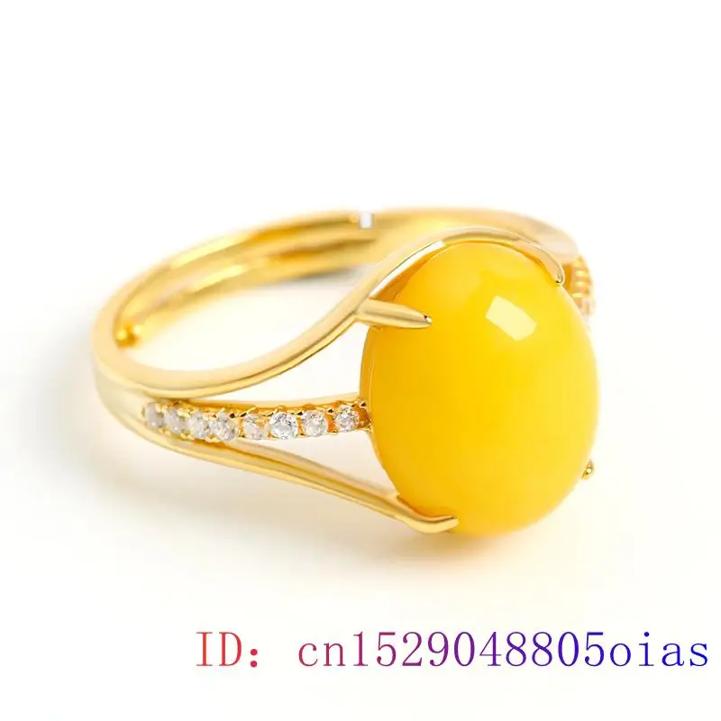 Cincin Amber Kuning Mode Jimat - Women Fashion Rings ulasan dan harga
