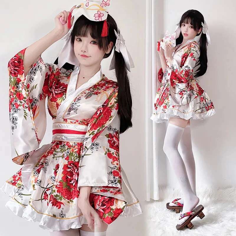Gaun Kimono Modifikasi Jepang  - Women'S Fashion Kimono ulasan dan harga