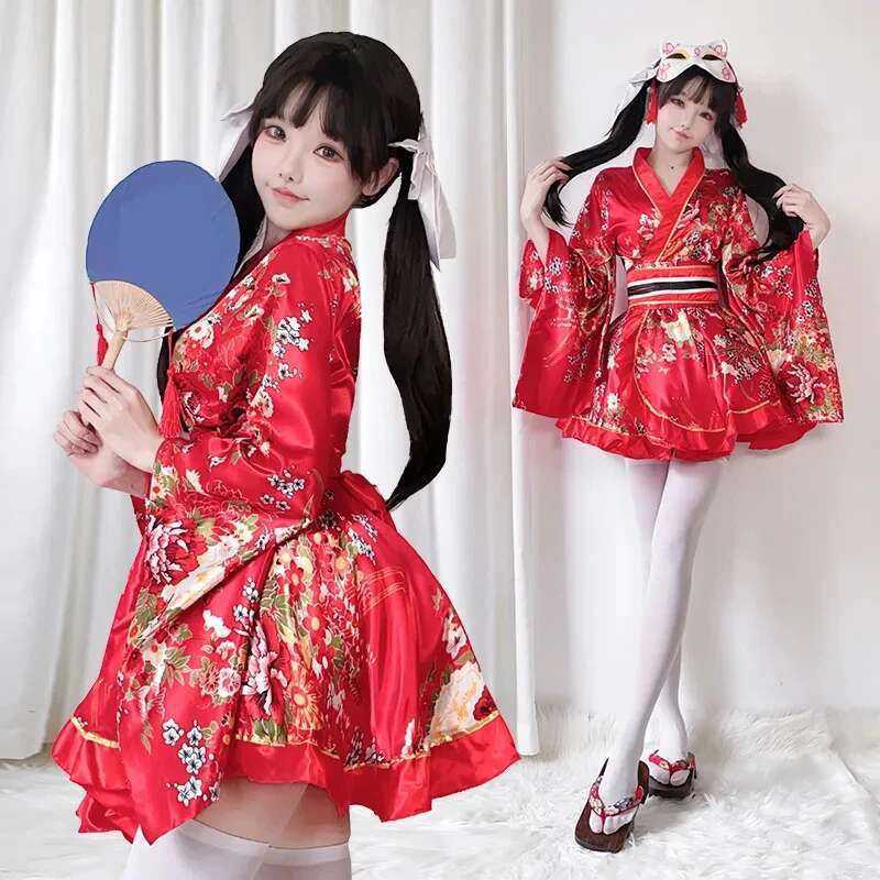 Gaun Kimono Modifikasi Jepang  - Women'S Fashion Kimono ulasan dan harga