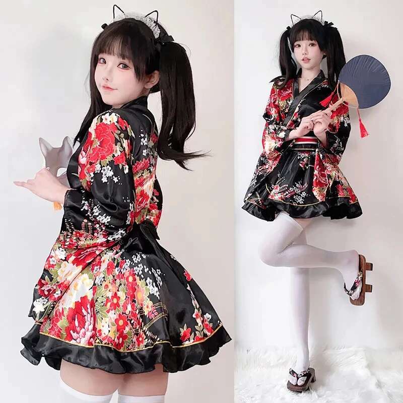 Gaun Kimono Modifikasi Jepang  - Women'S Fashion Kimono ulasan dan harga