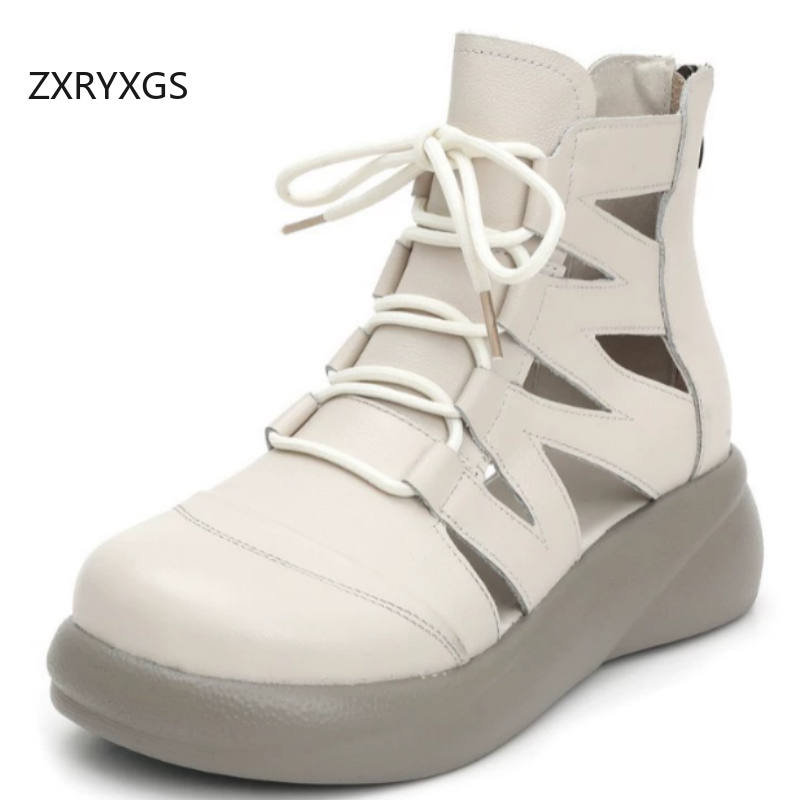 ZXRYXGS Sandal Romawi Kulit Sa - Women'S Fashion Layering ulasan dan harga