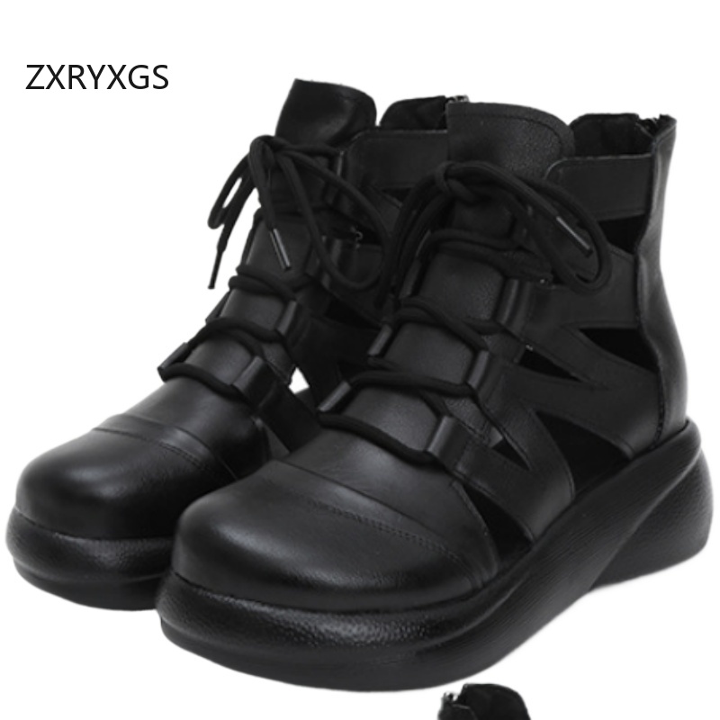 ZXRYXGS Sandal Romawi Kulit Sa - Women'S Fashion Layering ulasan dan harga