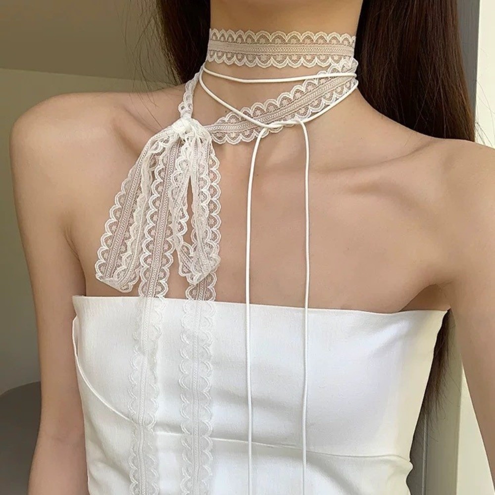 Choker Renda Gotik Manis Desai - Women'S Fashion Layering ulasan dan harga