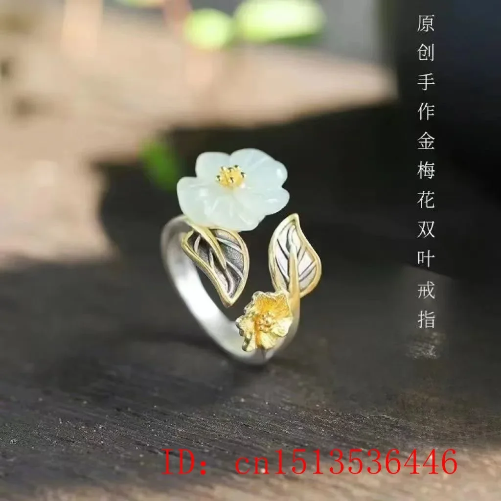 925 Perak Putih Hetian Giok Bu - Women Fashion Rings ulasan dan harga