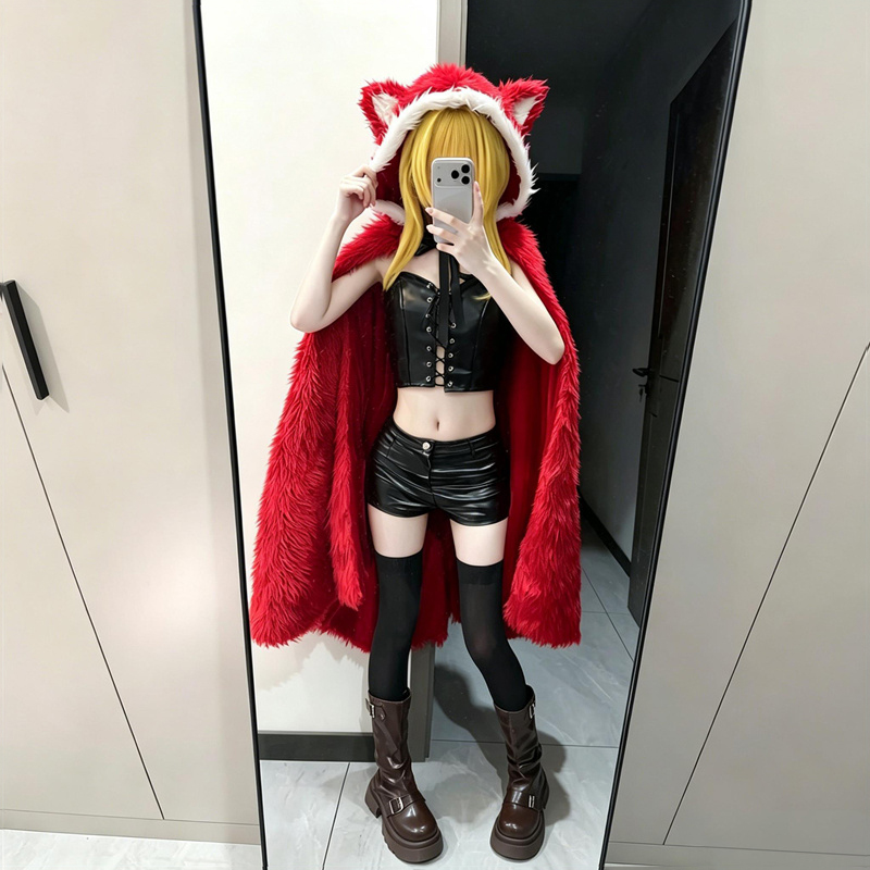 Jubah Cosplay Game Black Souls - Corset Top Boned ulasan dan harga