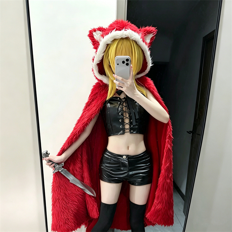 Jubah Cosplay Game Black Souls - Corset Top Boned ulasan dan harga