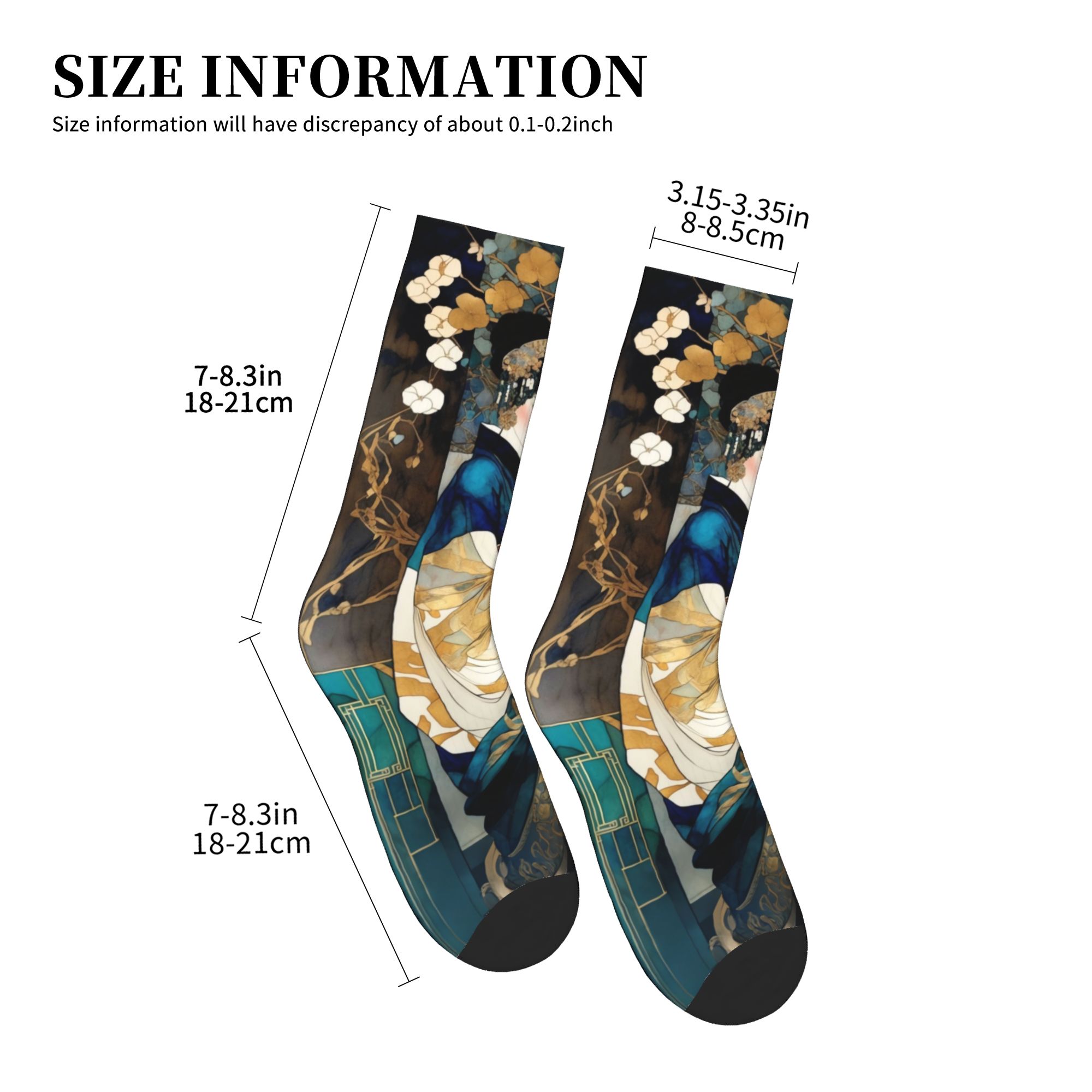 Kaus Kaki Motif Oriental Bunga - Women'S Fashion Kimono ulasan dan harga