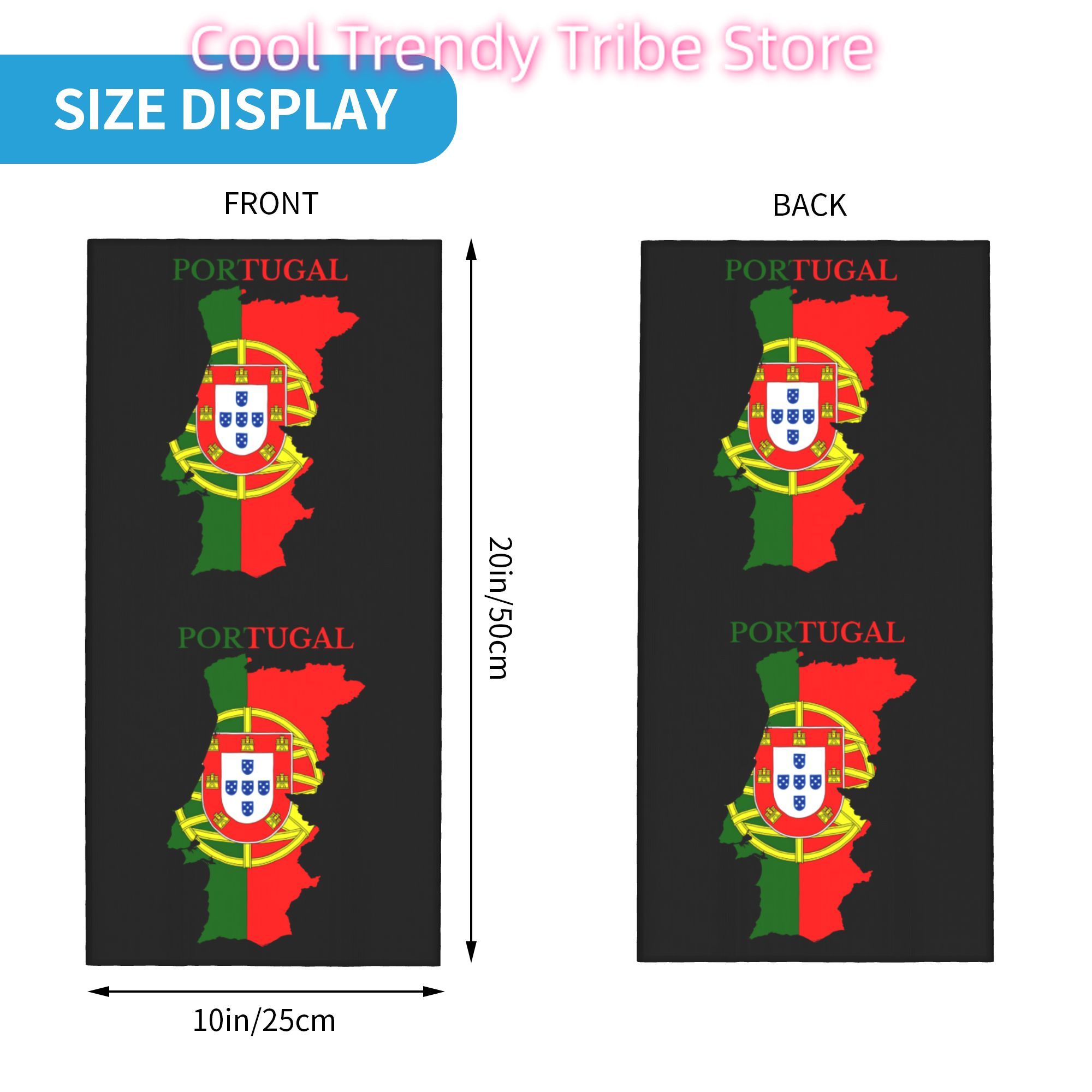 Bandana Leher Custom Peta Bend - Women'S Fashion Portugal ulasan dan harga