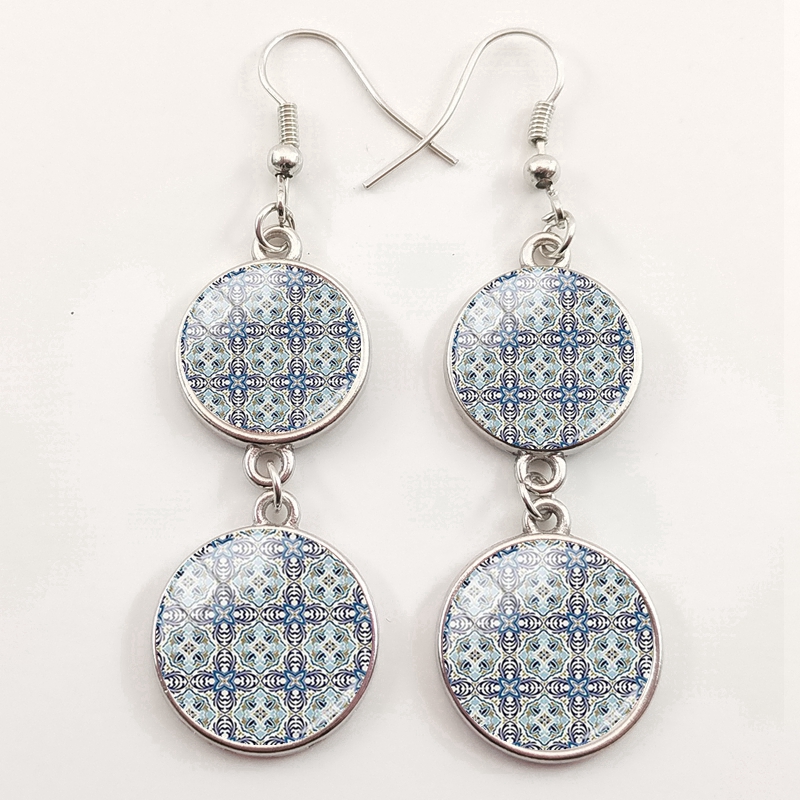 2020 Anting-Anting Grafis Ubin - Women'S Fashion Portugal ulasan dan harga