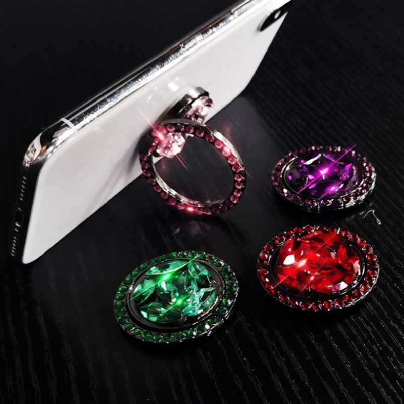 Bing Diamond Phone Holder Port - Women Fashion Rings ulasan dan harga