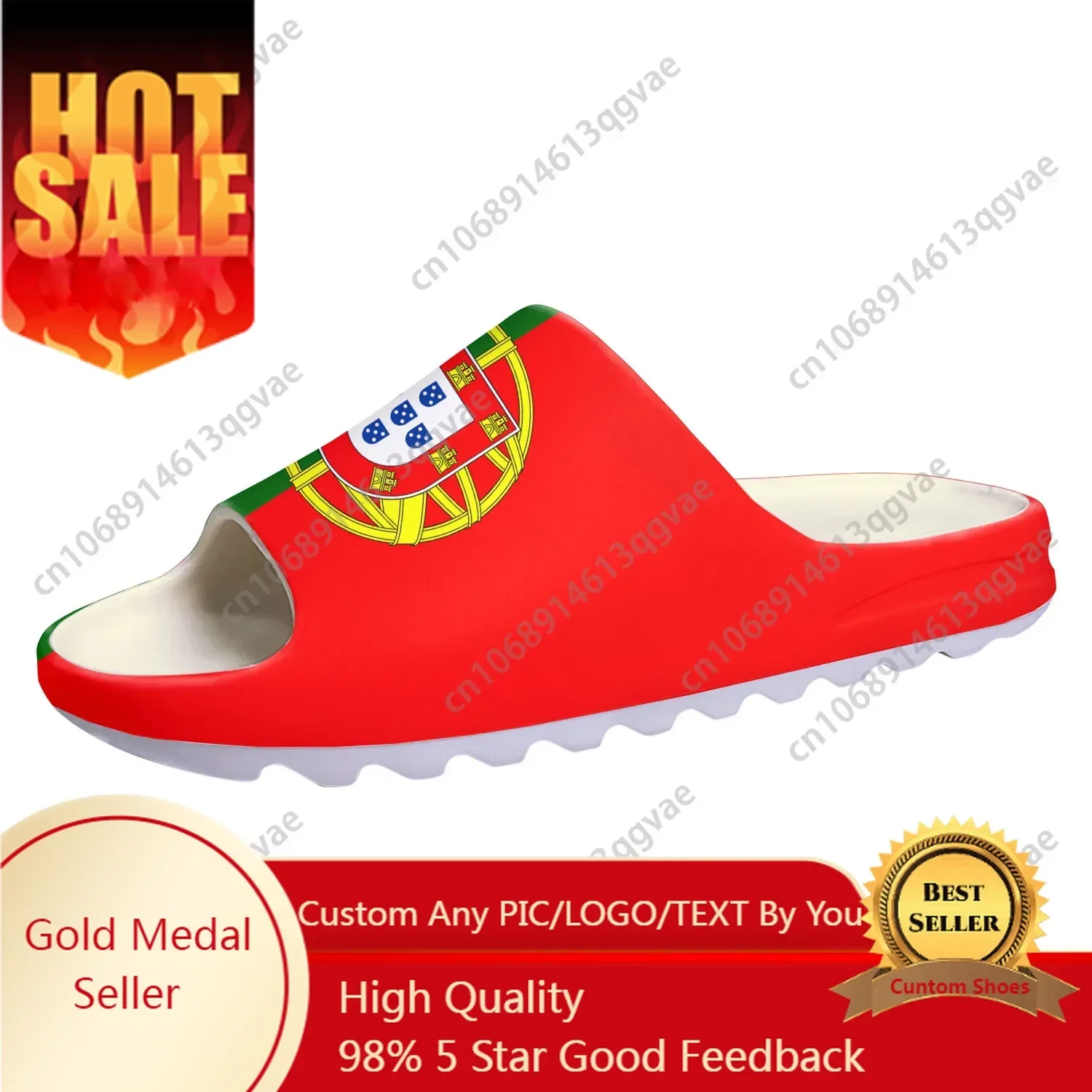 Sandal Rumah Portugal Flag Sof - Women'S Fashion Portugal ulasan dan harga