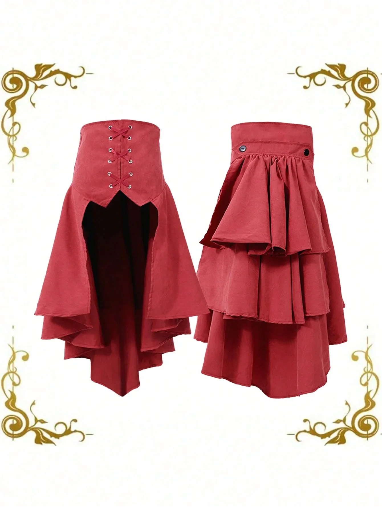 Rok Luar Wanita Model Punk Swa - Corset Top Boned ulasan dan harga