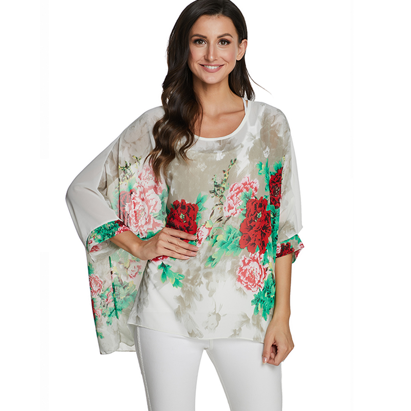 Bhflutter Camisas Mujer 2020 W - Women'S Fashion Kimono ulasan dan harga