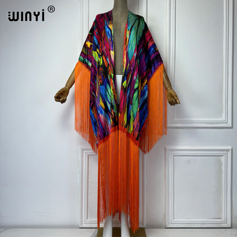 WINYI kimono pakaian pantai mo - Women'S Fashion Kimono ulasan dan harga
