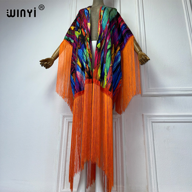 WINYI kimono pakaian pantai mo - Women'S Fashion Kimono ulasan dan harga