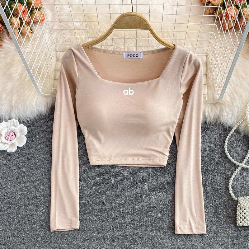 Kaos Wanita Korea Fashion Kera - Women'S Fashion Layering ulasan dan harga