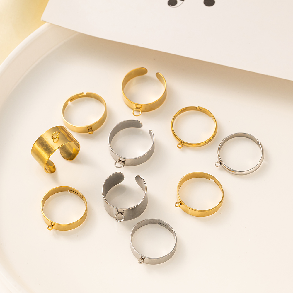 5 Buah/Lot Dasar Cincin Terbuk - Women Fashion Rings ulasan dan harga