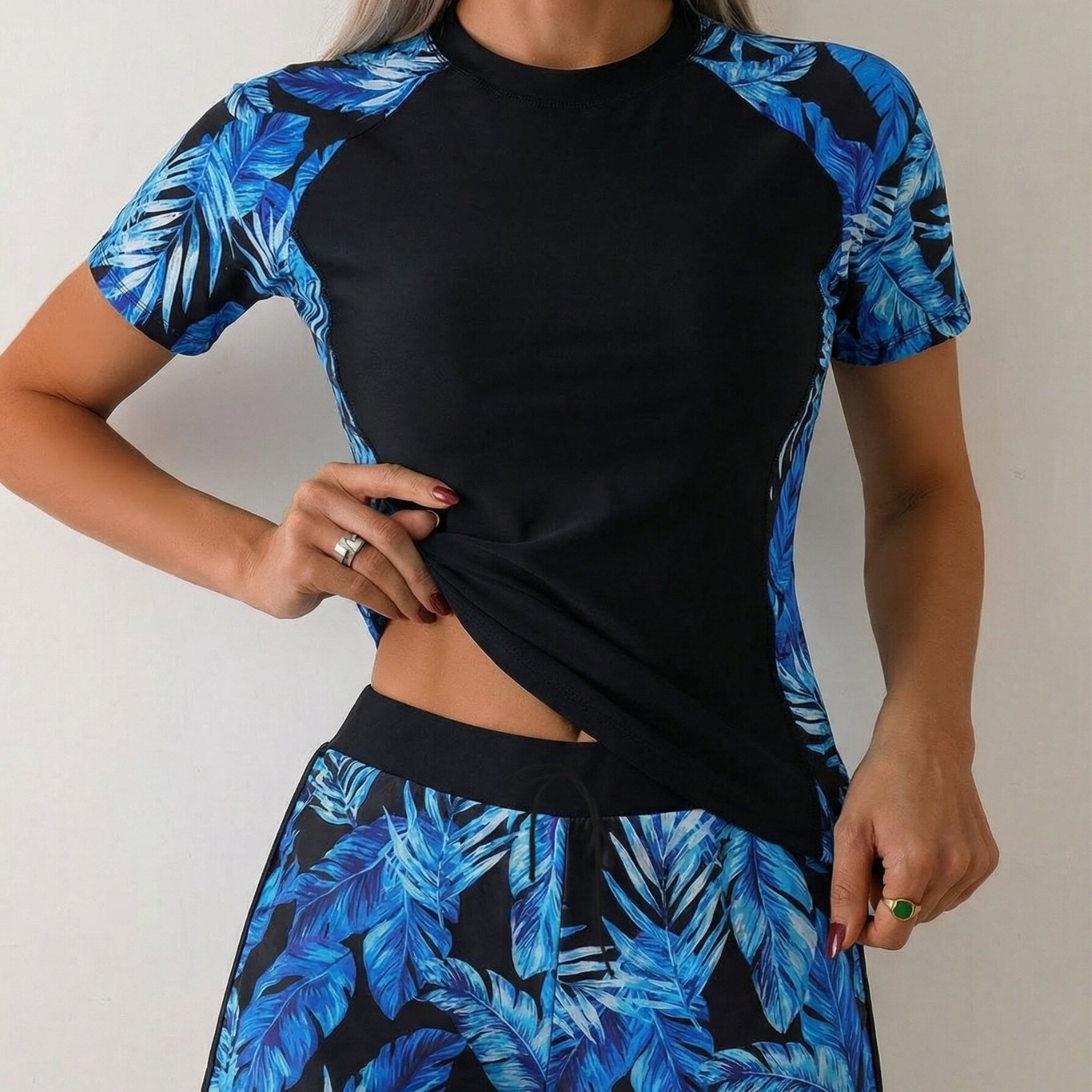 Tankini Wanita dengan Celana P - Crop Top Women ulasan dan harga