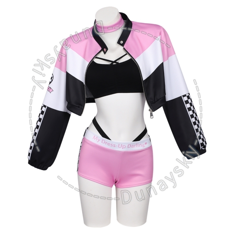 Kostum Cosplay My Darling Mari - Crop Top Women ulasan dan harga