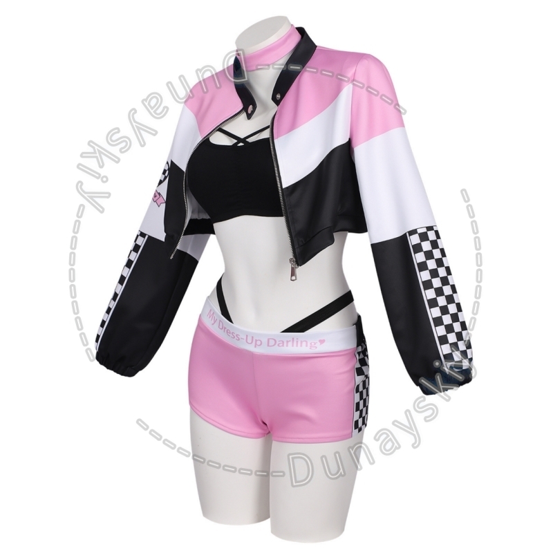 Kostum Cosplay My Darling Mari - Crop Top Women ulasan dan harga