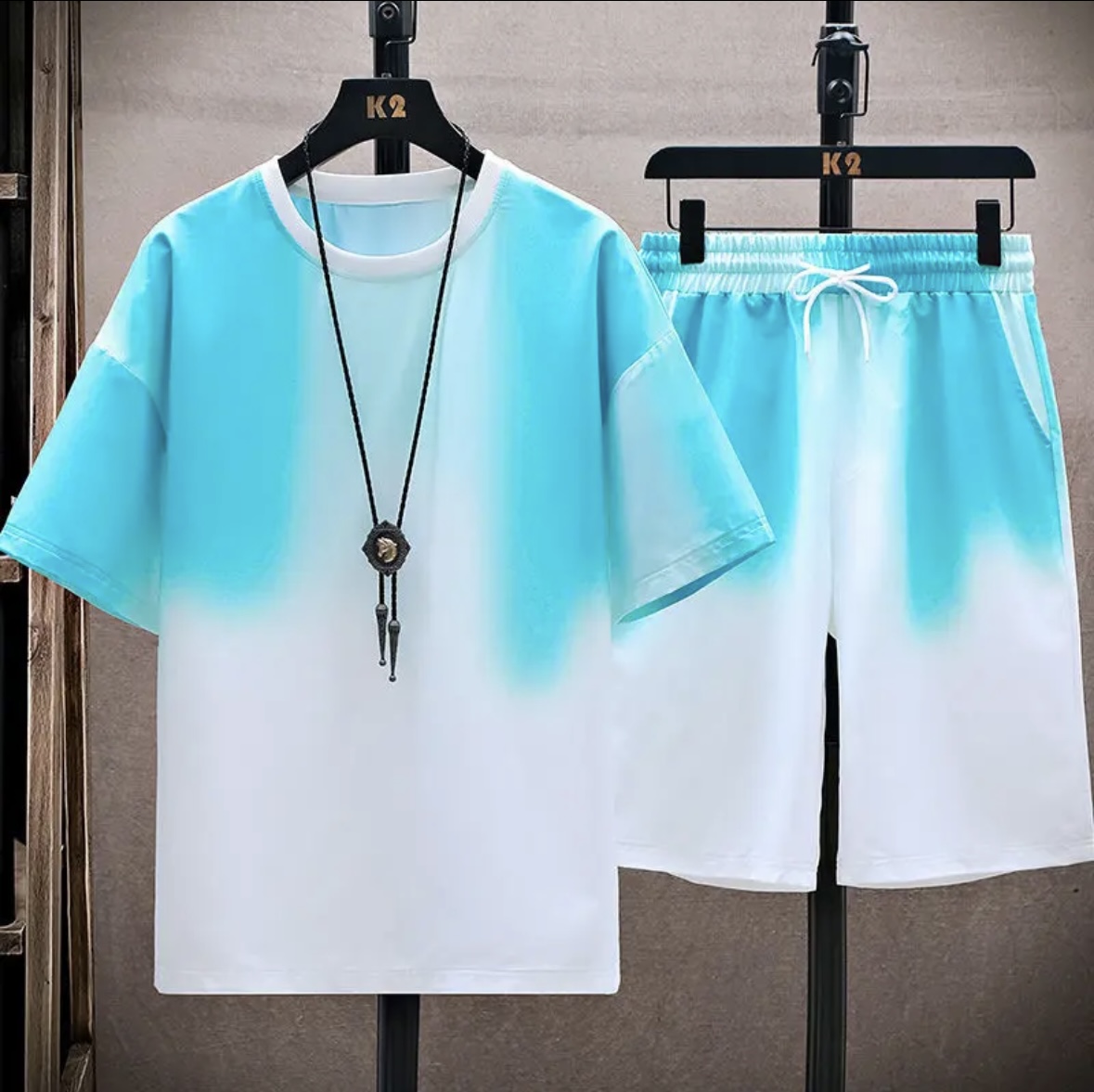 Setelan sutra es musim panas t - Women'S Fashion Tops ulasan dan harga