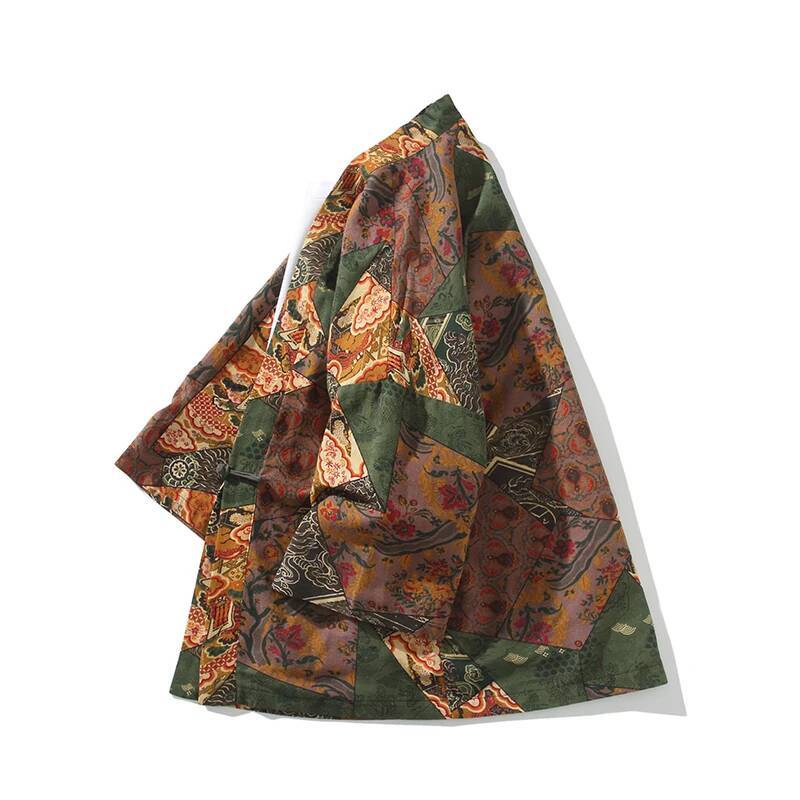 Blus Kardigan Linen Katun Fash - Women'S Fashion Kimono ulasan dan harga