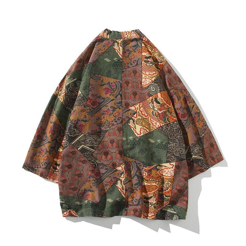Blus Kardigan Linen Katun Fash - Women'S Fashion Kimono ulasan dan harga
