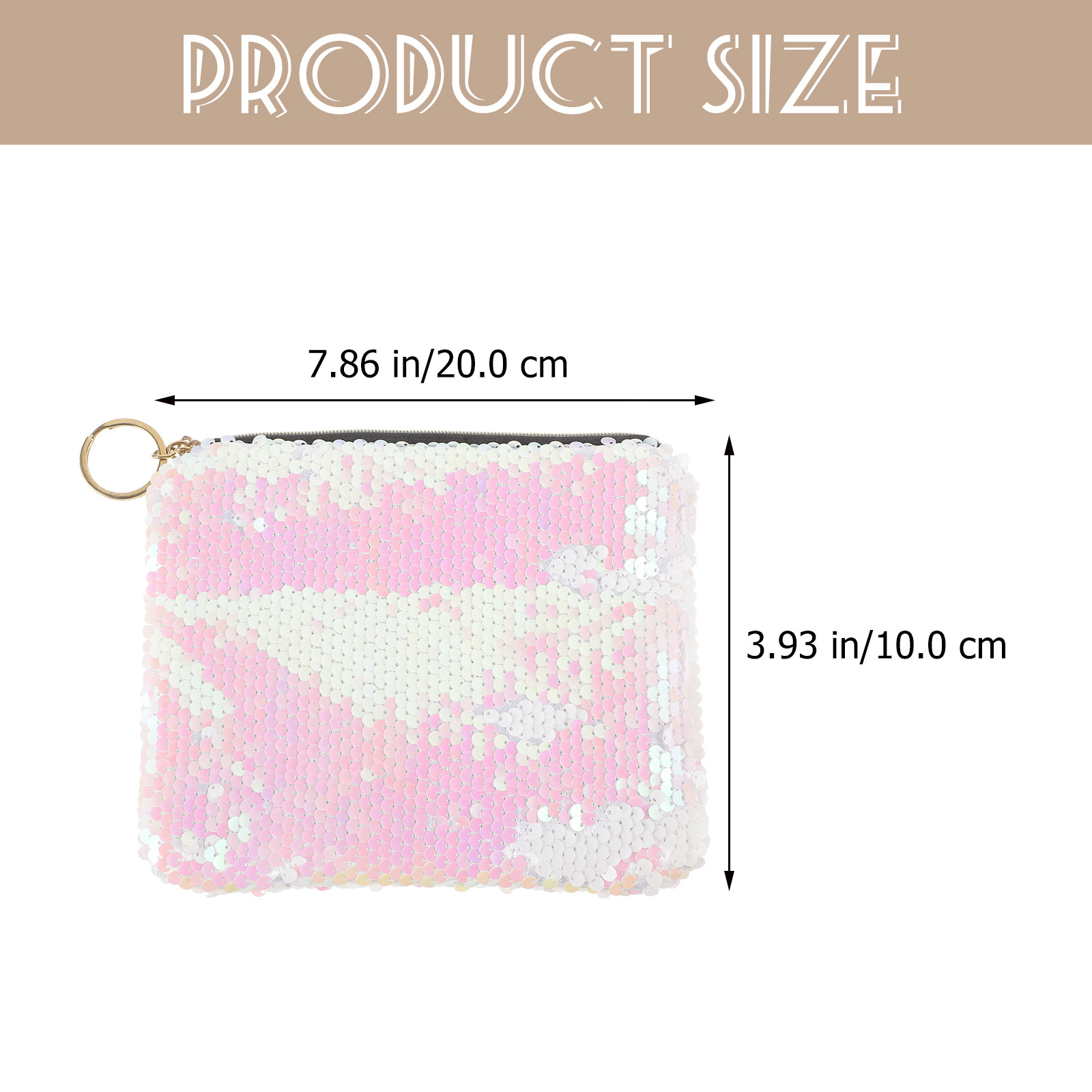 1 buah Tas Makeup Berpayet War - Coin Purse Women ulasan dan harga