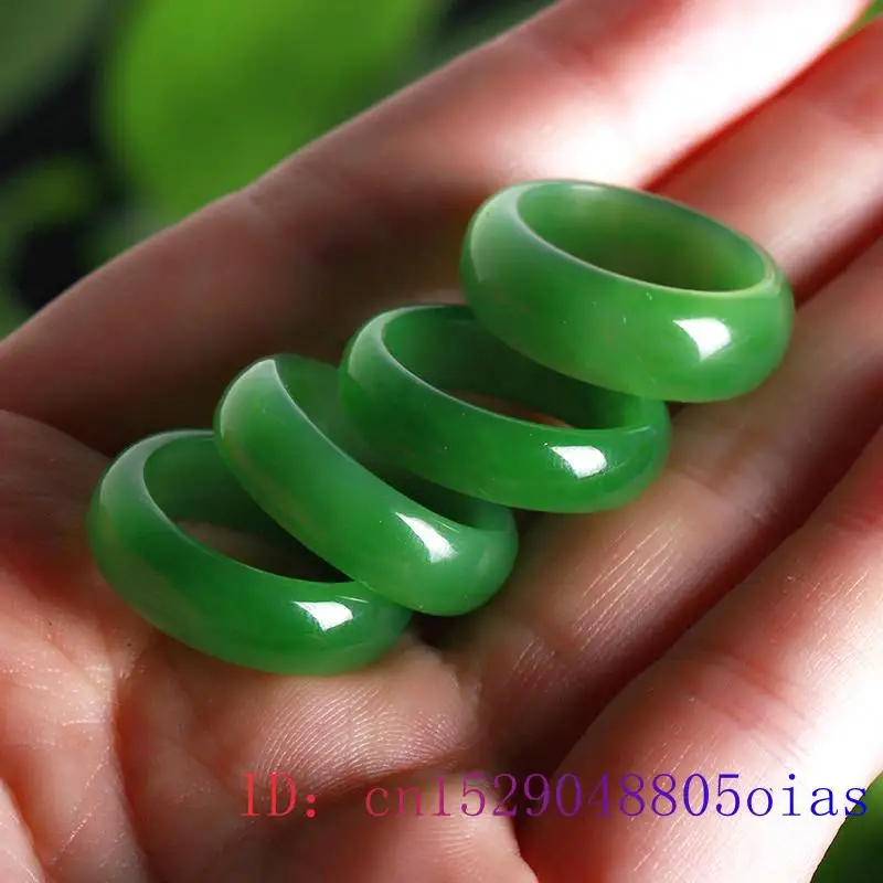 Cincin Giok Hetian Hijau Alami - Women Fashion Rings ulasan dan harga