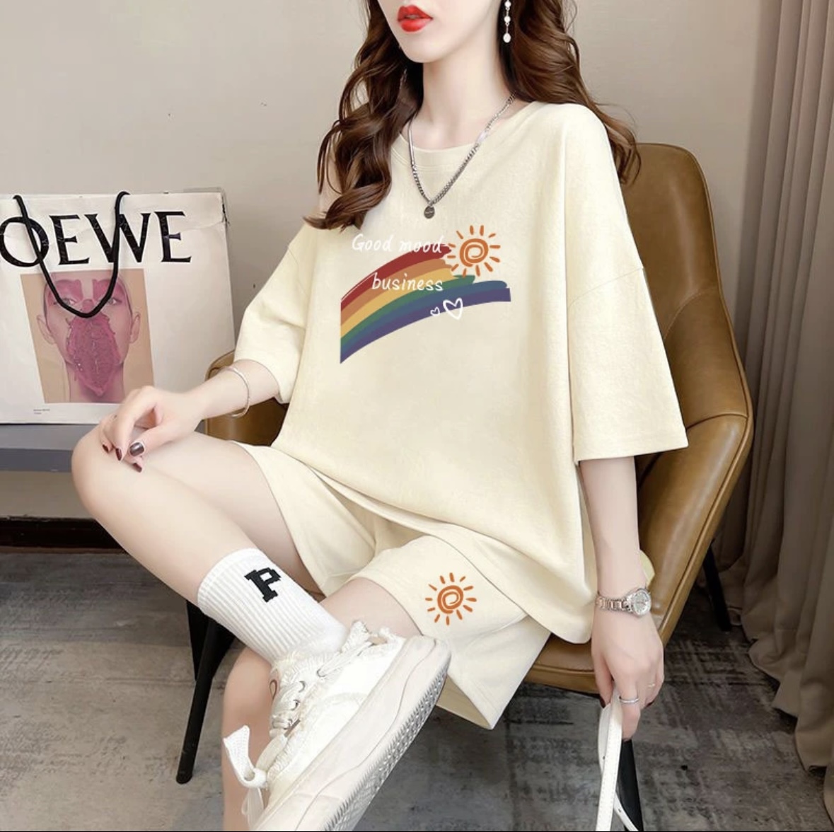 Set Celana Pendek Musim Panas  - Women'S Fashion Tops ulasan dan harga